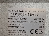 Airconditioning 7kw 230v fral, facsw22, bouwjaar 2014 - afbeelding 2 van  15