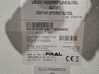 Airconditioning 7kw 230v fral, facsw22, bouwjaar 2014 - afbeelding 10 van  15