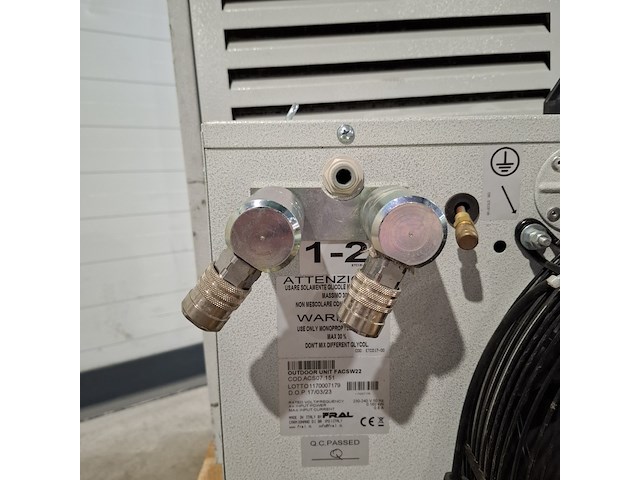 Airconditioning 7kw 230v fral, facsw22, bouwjaar 2014 - afbeelding 11 van  15