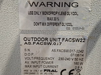 Airconditioning 7kw 230v fral, facsw22, bouwjaar 2017 - afbeelding 10 van  10