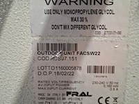 Airconditioning 7kw 230v fral, facsw22, bouwjaar 2020 - afbeelding 3 van  13