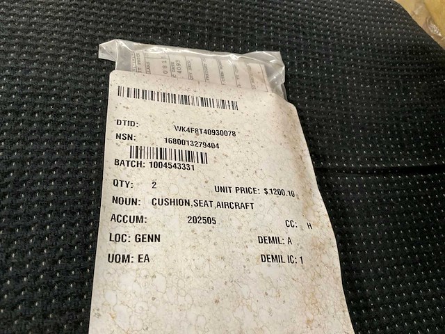 Aircraft cushion seat (2x) - afbeelding 4 van  5