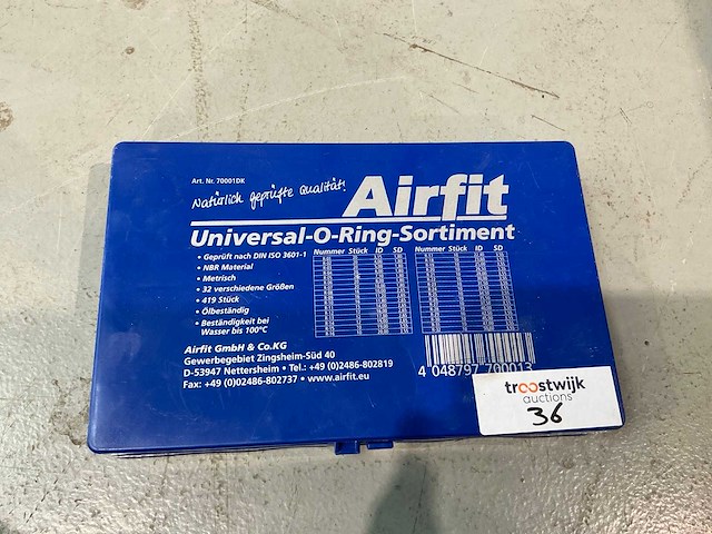 Airfit o-ringen assortiment - afbeelding 3 van  3