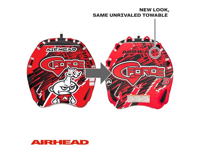 Airhead ahgf3 bouee gonflable tractable gforce boat - afbeelding 1 van  3