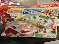 Airhockey spel supermario.