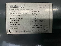 Airmac crm 152 luchtcompressor - afbeelding 7 van  7