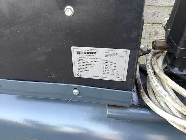 Airmec ct25 luchtcompressor - afbeelding 3 van  4