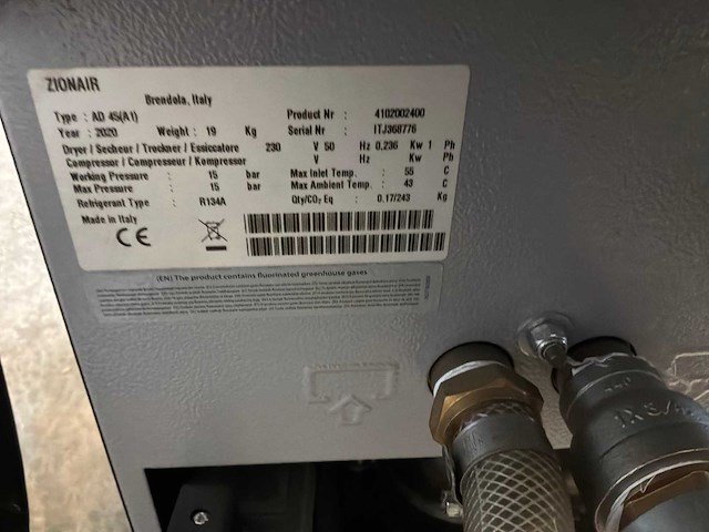 Airmec fs6100 luchtcompressor - afbeelding 9 van  9