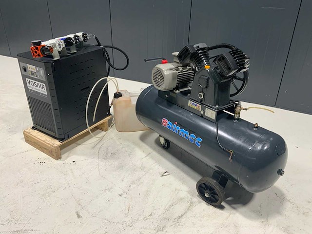 Airmec kp100400p luchtcompressor met luchtdroger - afbeelding 2 van  8