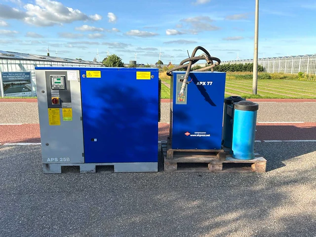 Airpress - aps 25 b schroefcompressor/luchtdroger - afbeelding 1 van  15