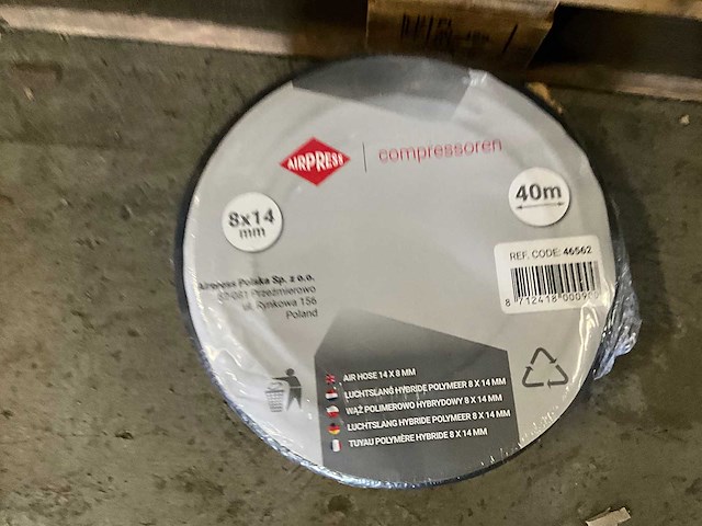 Airpress - luchtslang 8x14mm 600 meter (15 rollen) - afbeelding 2 van  3