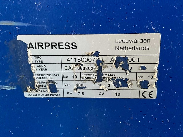Airpress ap 1300+ geluidsdempende luchtcompressor - afbeelding 5 van  7