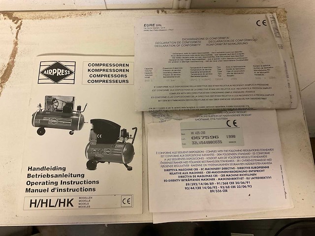 Airpress & atlas copco luchtcompressor, gekoppeld (2x) - afbeelding 11 van  11