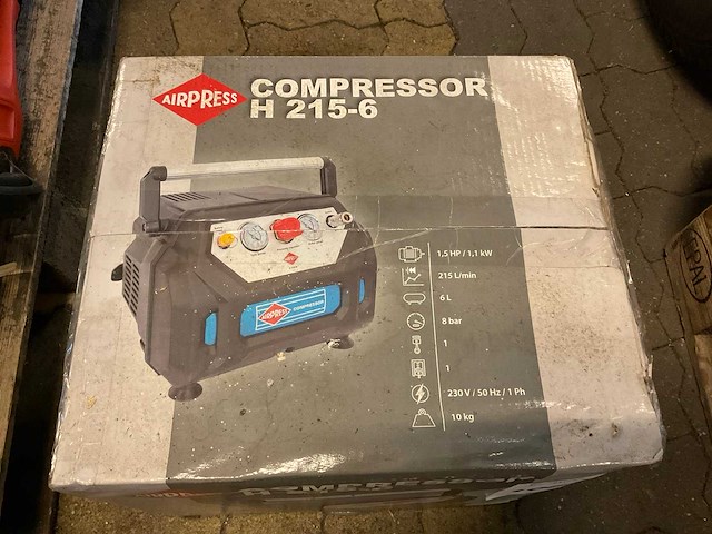 Airpress h 215-6 luchtcompressor - afbeelding 2 van  2