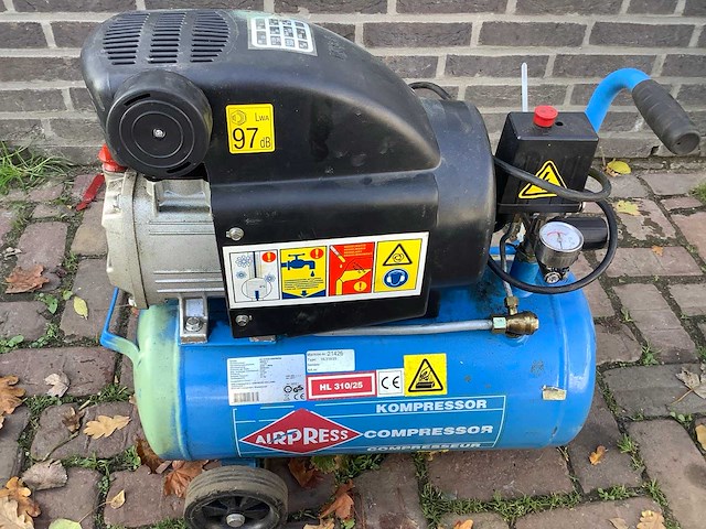Airpress hl310/25 luchtcompressor - afbeelding 2 van  3