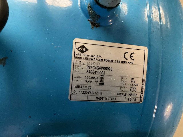 Airpress lm100-350 hogedrukcompressor - afbeelding 4 van  4