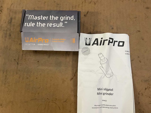 Airpro mag2 pneumatische stiftslijper - afbeelding 2 van  2
