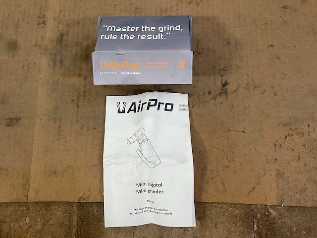 Airpro mag2l pneumatische mini slijptol - afbeelding 1 van  2