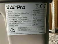 Airpro wcf150w luchtkoeler - afbeelding 5 van  5