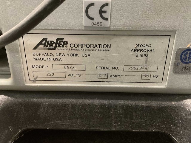 Airsep corporation onyx oxygen concentrator - afbeelding 5 van  5