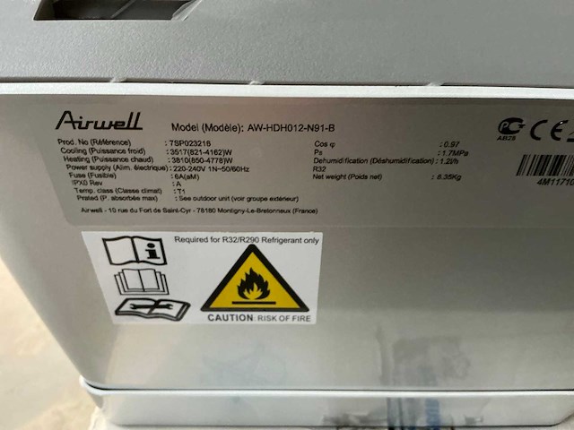 Airwell - aw-hdh012-n91-b - airconditioning - afbeelding 4 van  13