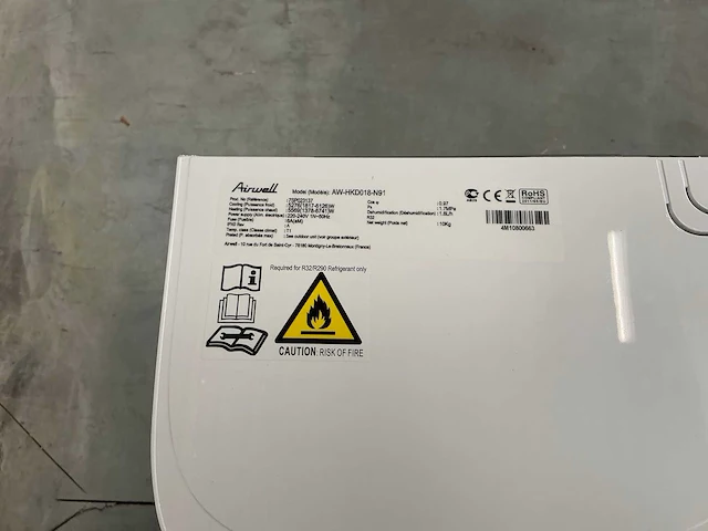 Airwell - aw-hkd018-n91 - airconditioning binnen unit 200x950x210 mm - afbeelding 5 van  14