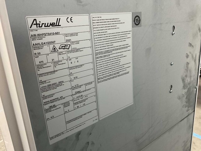Airwell - aw-whpst0410-n91 - warmtepompboiler - afbeelding 3 van  3