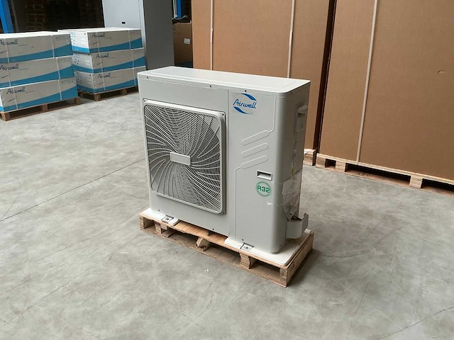 Airwell - aw-yhps08-h91 - r32 - lucht water warmtepomp - afbeelding 1 van  10