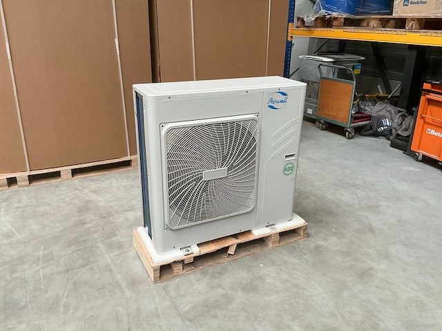 Airwell - aw-yhps08-h91 - r32 - lucht water warmtepomp - afbeelding 6 van  10