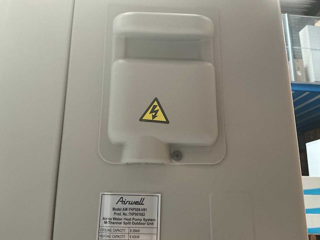 Airwell - aw-yhps08-h91 - r32 - lucht water warmtepomp - afbeelding 10 van  10
