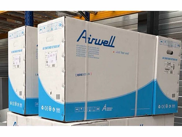 Airwell - aw-ykd012-h91 - airconditioning buiten unit 250x720x550 mm (2x) - afbeelding 9 van  12