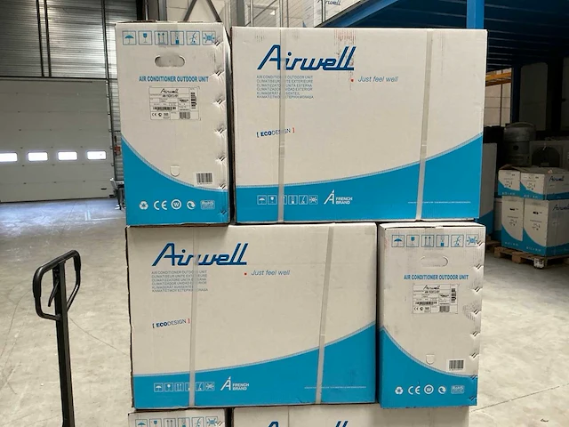 Airwell - aw-ykd012-h91 - airconditioning buiten unit 250x720x550 mm (4x) - afbeelding 4 van  12