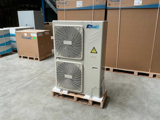 Airwell - pac-bt-eu-16kw-h11 - buitenunit - lucht water split warmtepomp - afbeelding 1 van  11