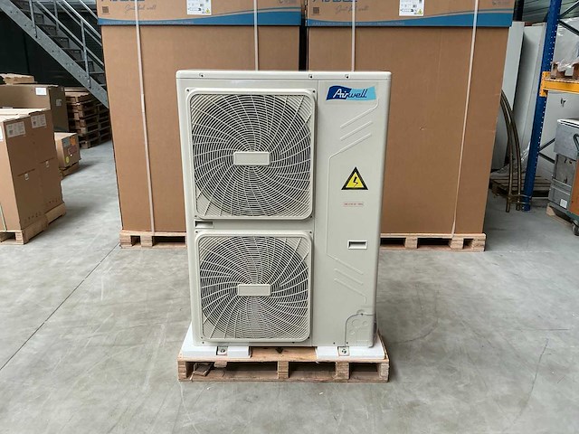 Airwell - pac-bt-eu-16kw-h11 - buitenunit - lucht water split warmtepomp - afbeelding 4 van  11