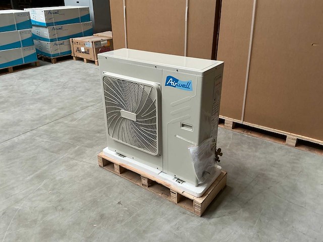 Airwell - pac-bt-eu-6kw-h11 - buitenunit - lucht water split warmtepomp - afbeelding 1 van  10