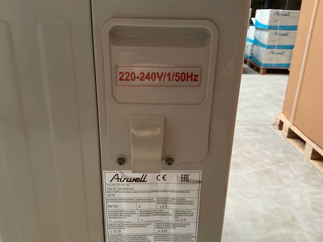 Airwell - pac-bt-eu-6kw-h11 - buitenunit - lucht water split warmtepomp - afbeelding 10 van  10