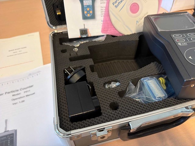 Airy technology p311 handheld laser particle counter deeltjesteller - afbeelding 3 van  4