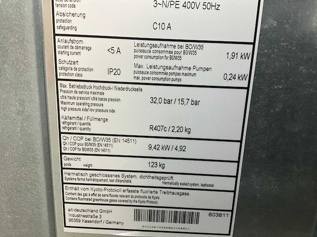 Ait alpha innotec inverter warmtepompmodule water/water - afbeelding 6 van  6