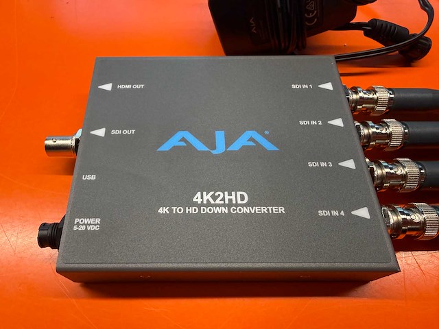 Aja - 4k2hd - 4k to hdmi converter - afbeelding 2 van  5