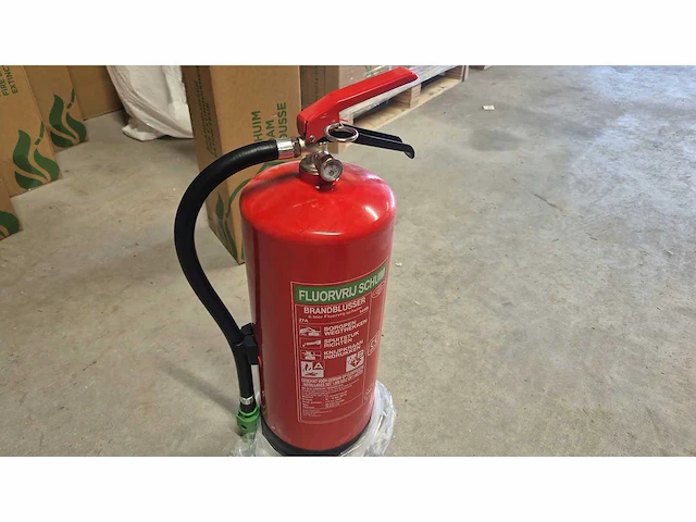 Ajax - schuim - 6 liter fluorvrij schuim pfas vrij - brandblusser (48x) - afbeelding 3 van  5