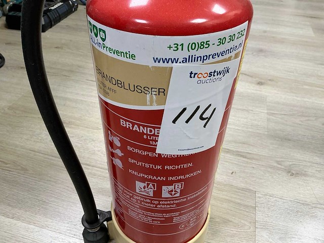 Ajax brandblusser (6x) - afbeelding 7 van  7