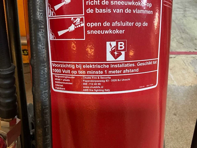 Ajax co2 brandblusser (2x) - afbeelding 3 van  3