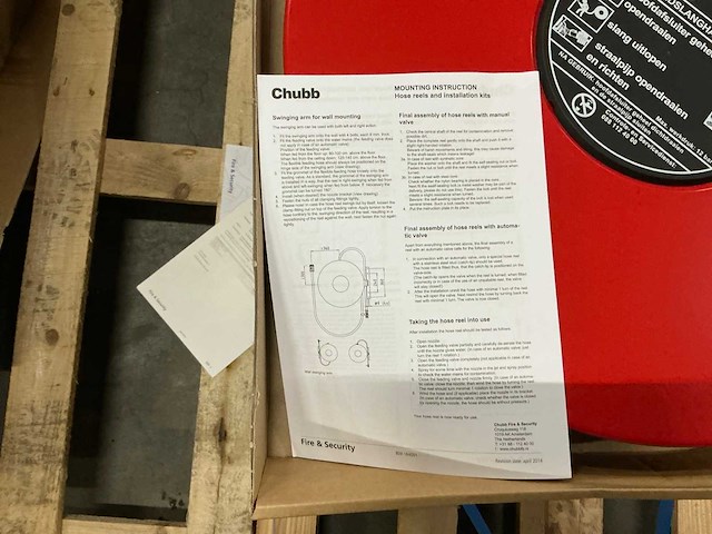 Ajax kiwa en 671-1 brandslanghaspel (4x) - afbeelding 3 van  4