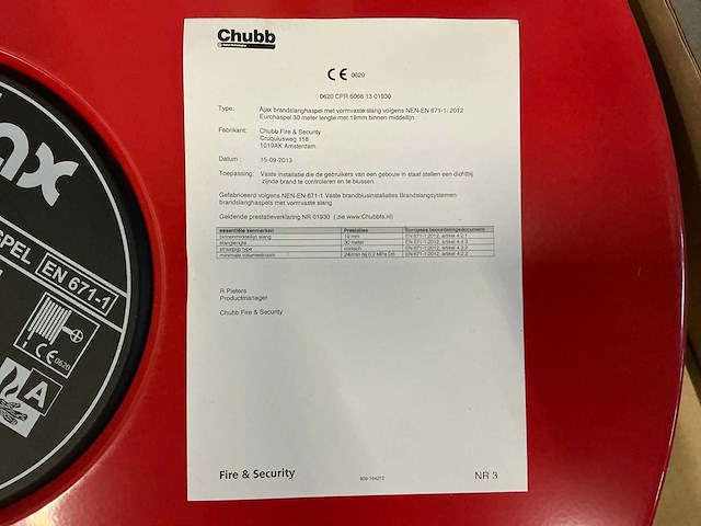 Ajax kiwa en 671-1 brandslanghaspel - afbeelding 2 van  3