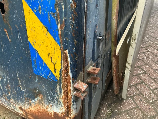 Ajk 19m3 haakarm / kabel container/grondbak met milieu kleppen - afbeelding 4 van  18