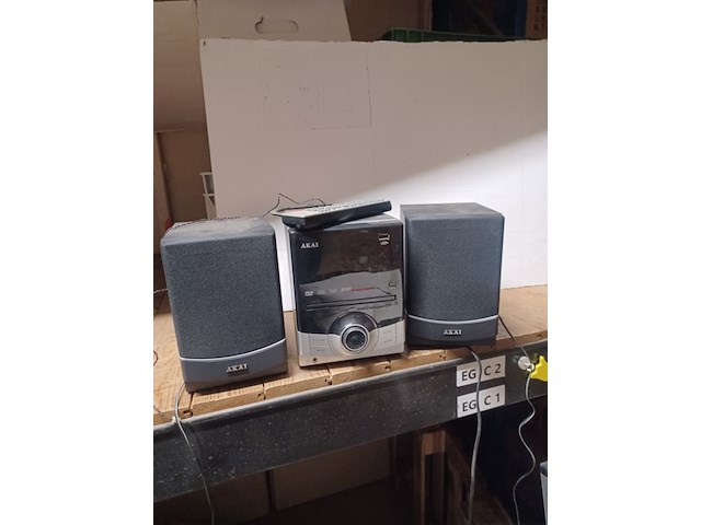 Akai radio cd dvd mini set met afstand bediening aantal 1 set. - afbeelding 3 van  3