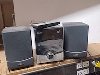 Akai radio cd dvd mini set met afstand bediening aantal 1 set. - afbeelding 3 van  3
