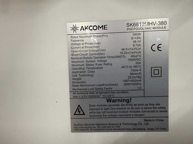 Akcome - set van 30 zonnepanelen - goodwe 10 kw omvormer - afbeelding 8 van  8