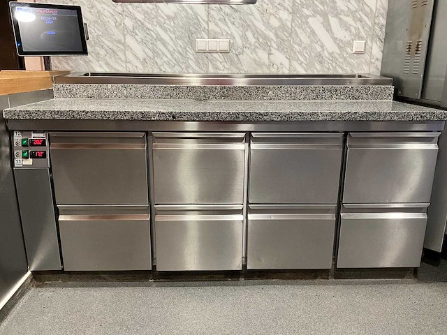 Ake-ideal - pizza-koelwerkbank - afbeelding 2 van  10