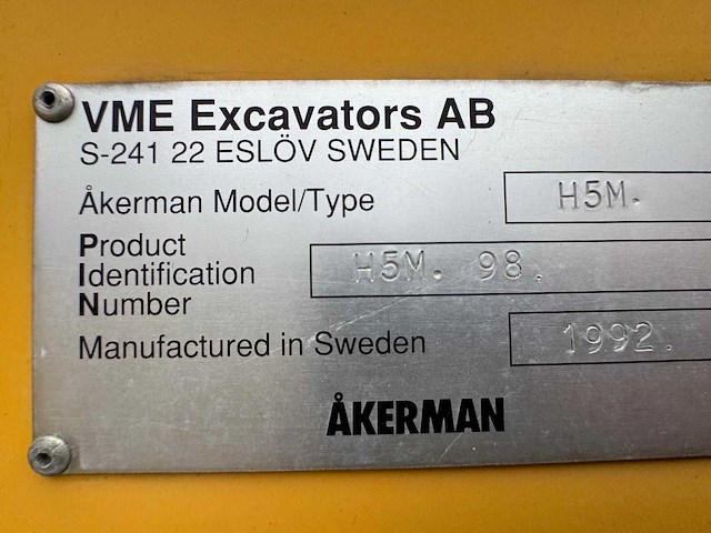 Akerman h5m mobile crane 1992 - afbeelding 1 van  7